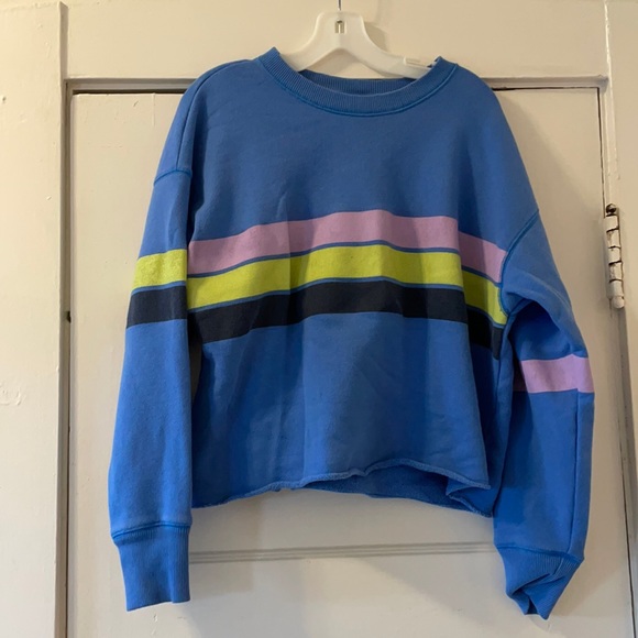 aerie Tops - American Eagle Blue Cropped Sweatshirt!